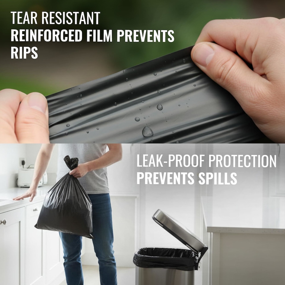 image 1 of Ecobag Everyday Bin Bags Heavy Duty Refuse Sacks Leak Resistant