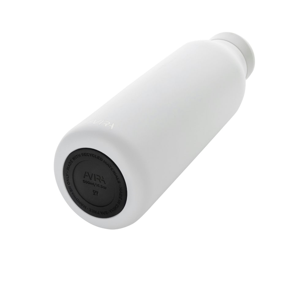 image 1 of Avira Avior Recycled Stainless Steel 500ml Water Bottle - White - One Size White | One Size
