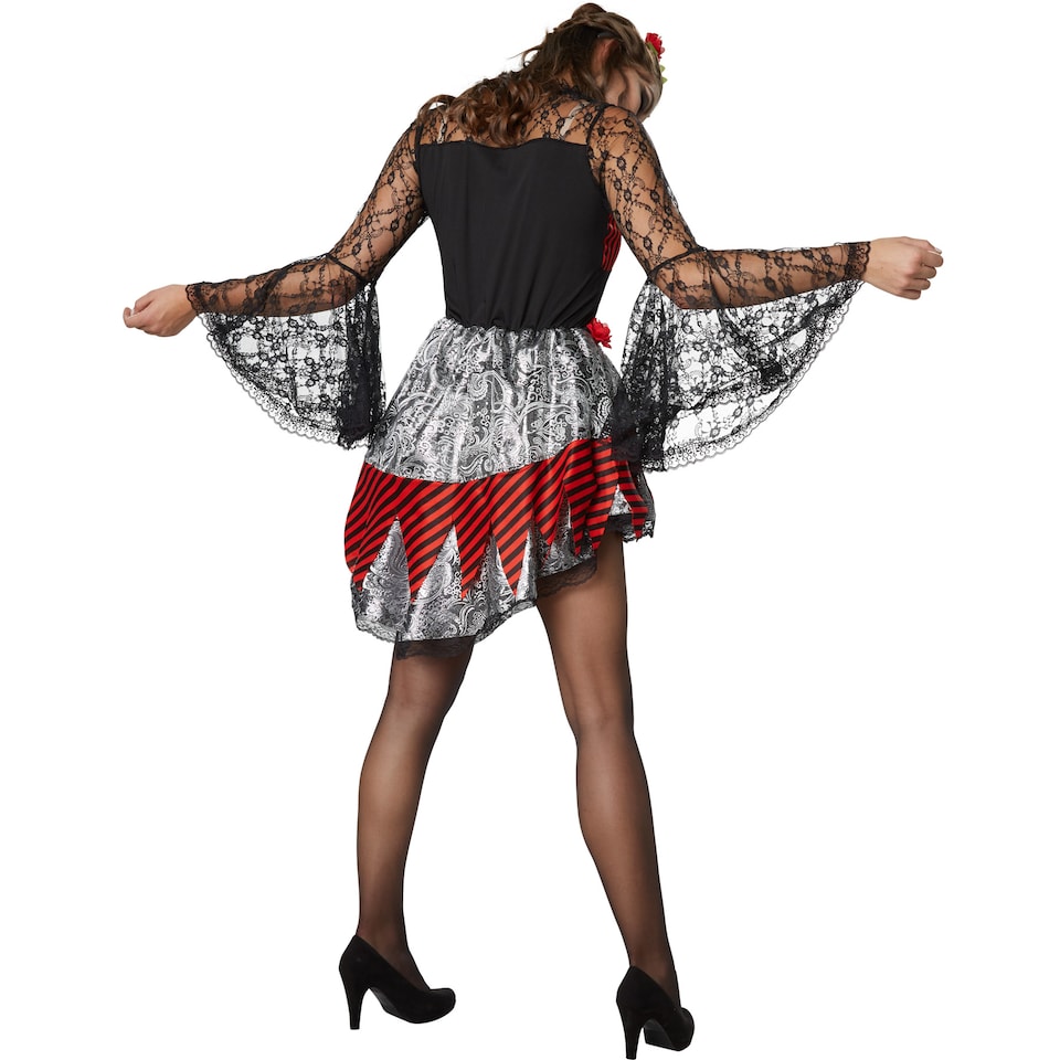 image 1 of Scary Dancer - Halloween fancy dress costume for women | Red | black/red | 1