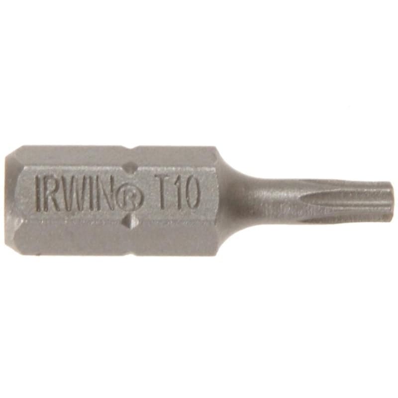 Irwin Screwdriver Bits, Torx - Multi Colour - TX10 25mm (Pack 10)