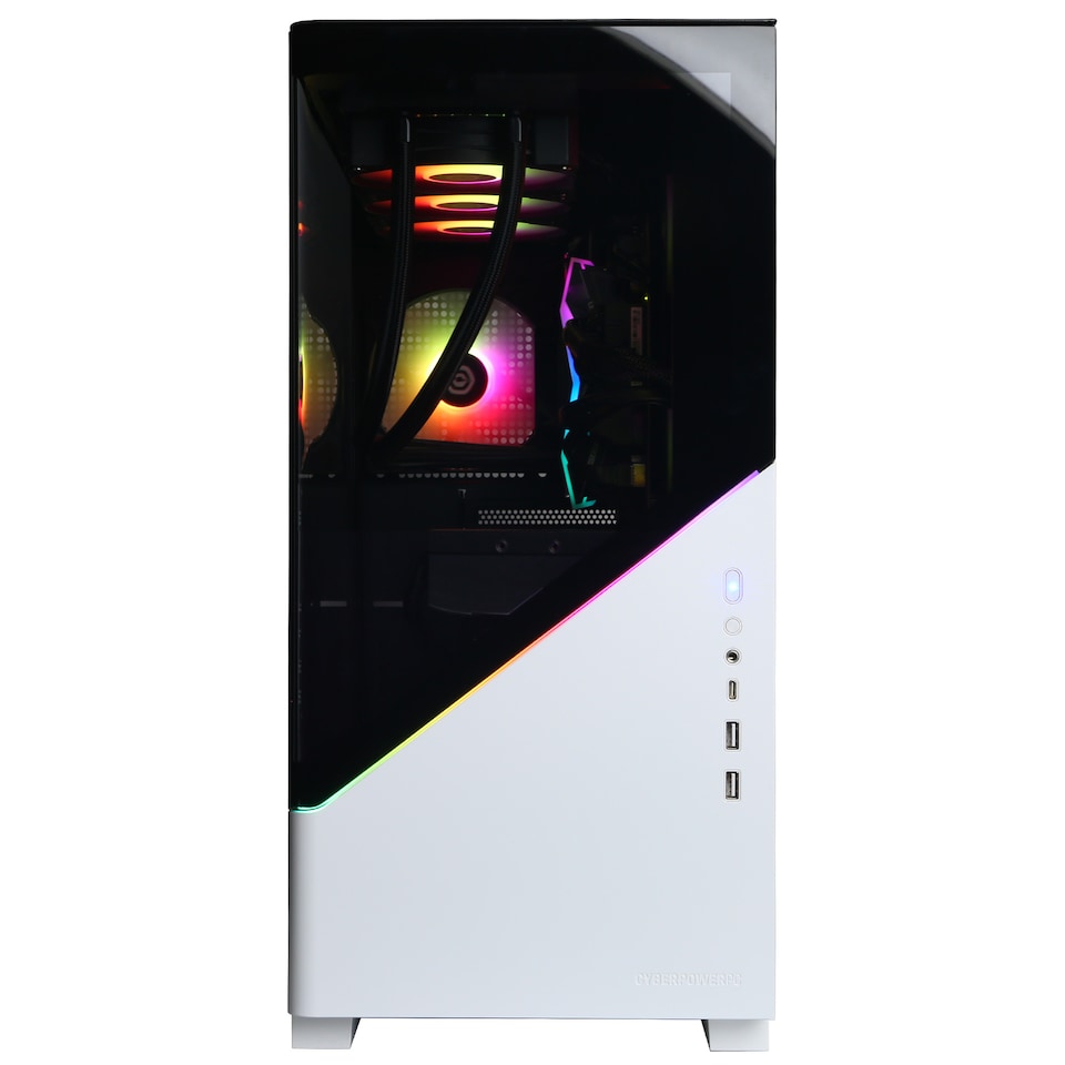 image 1 of CyberPowerPC Ryzen 7 9800X3D Nvidia RTX 5070 Ti 32GB RAM 1TB SSD Gaming PC