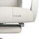image 8 of Vinsetto Home Office Chair Reclining Computer Chair w/ Lumbar Support White