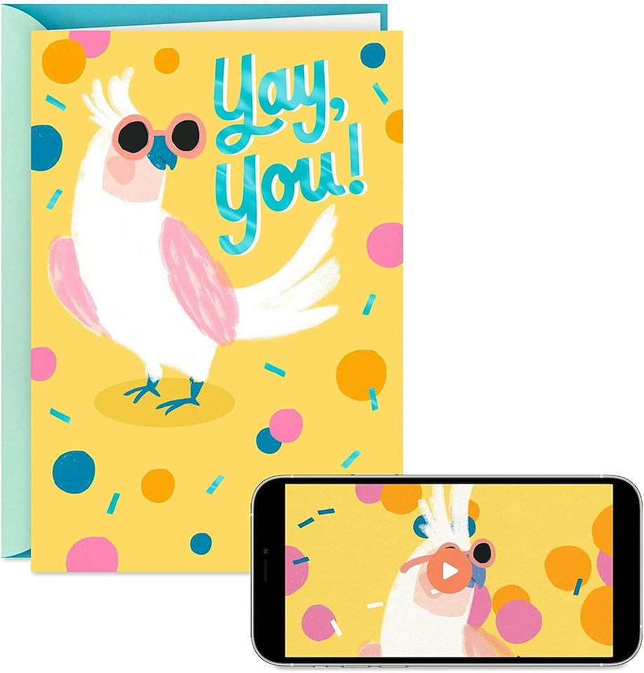 image 1 of Personalized Video Congratulations Card, Yay You (Record Your Own Video Greeting)