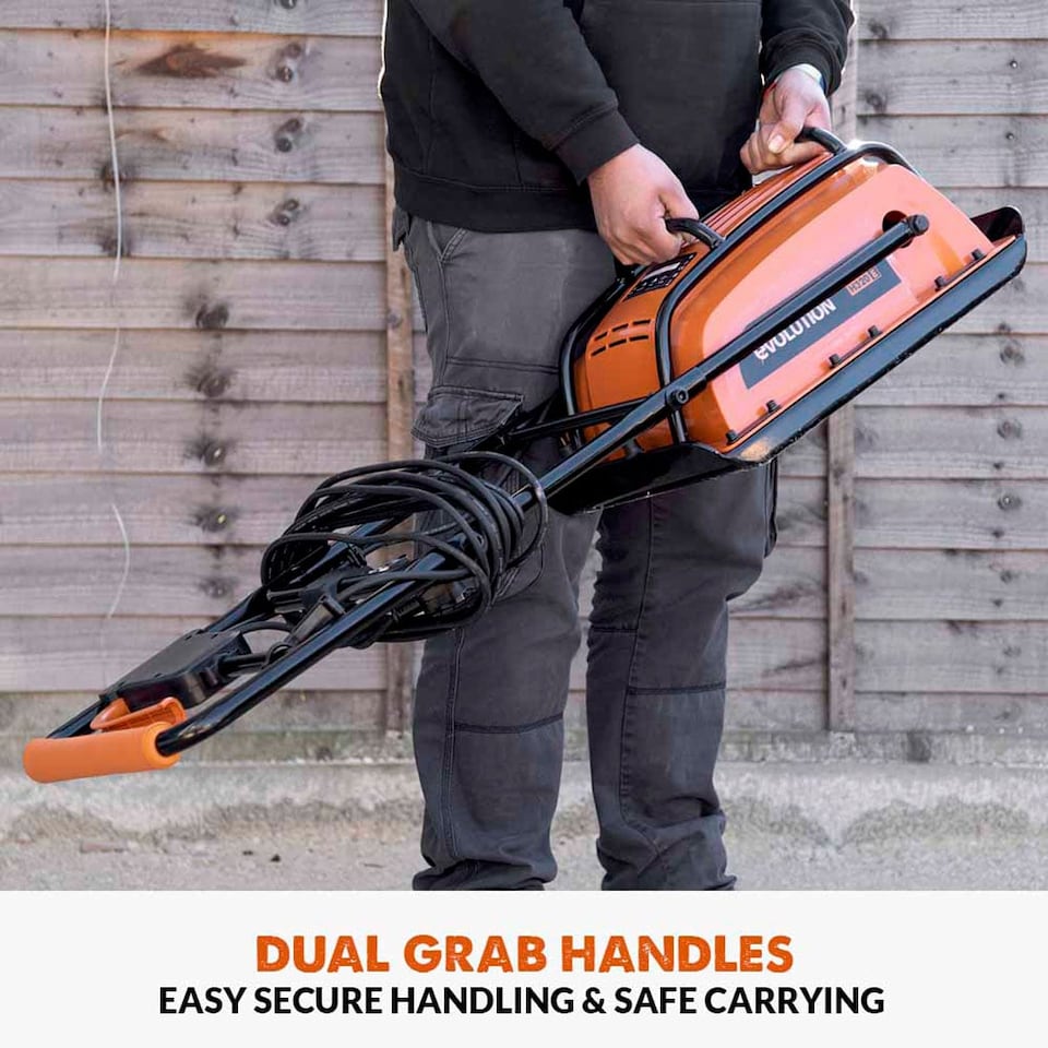 image 1 of Evolution Hulk Electro H320-E 130W Electric Compactor 015-0008 240v