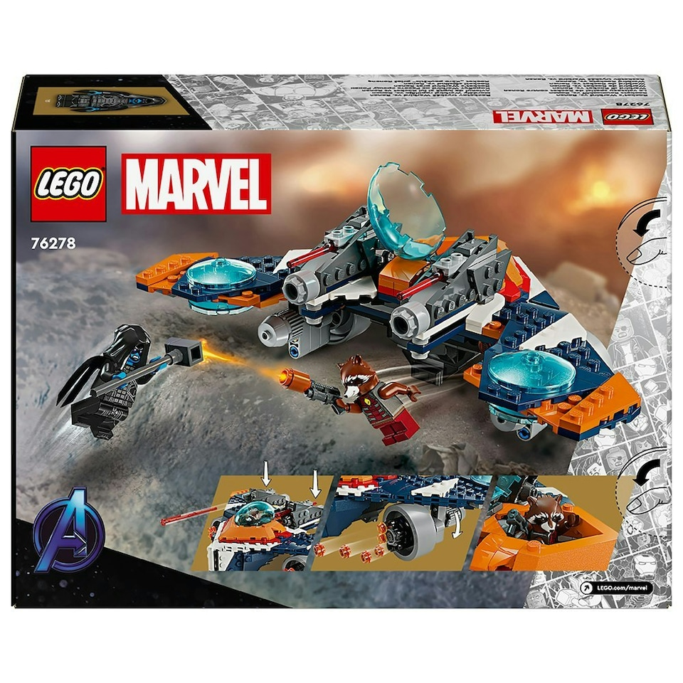 image 1 of LEGO Marvel Rocket's Warbird vs. Ronan