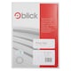 image 1 of Blick 6 Per Sheet 100 Sheets, 99.1mm x 93.1mm, Rectangular, White, 600 Labels