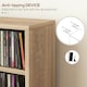 image 6 of HOMCOM Set of 2 CD Storage Units with Adjustable Shelves Natural