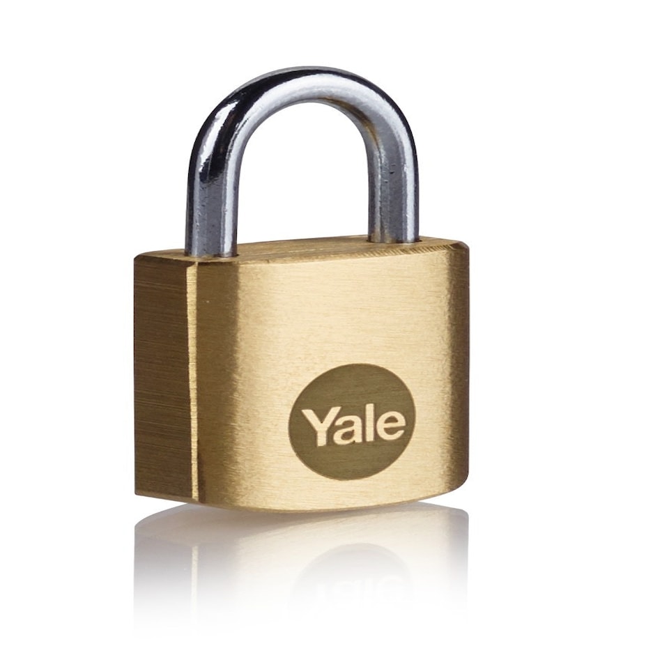 image 1 of YALE BRASS PADLOCK 20MM (PACK OF 4)