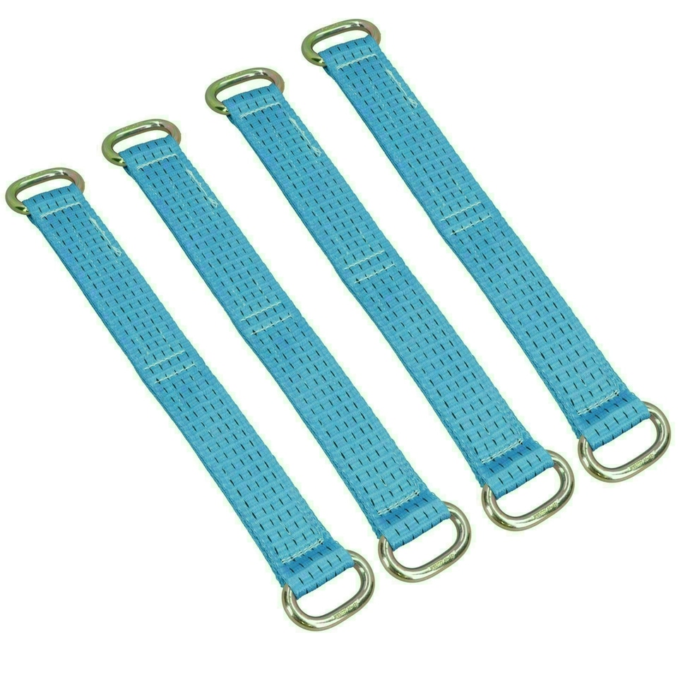 image 1 of Wheel Bridging / Link / Strap (four) Trailer Tie Down Car Recovery 16" SM001