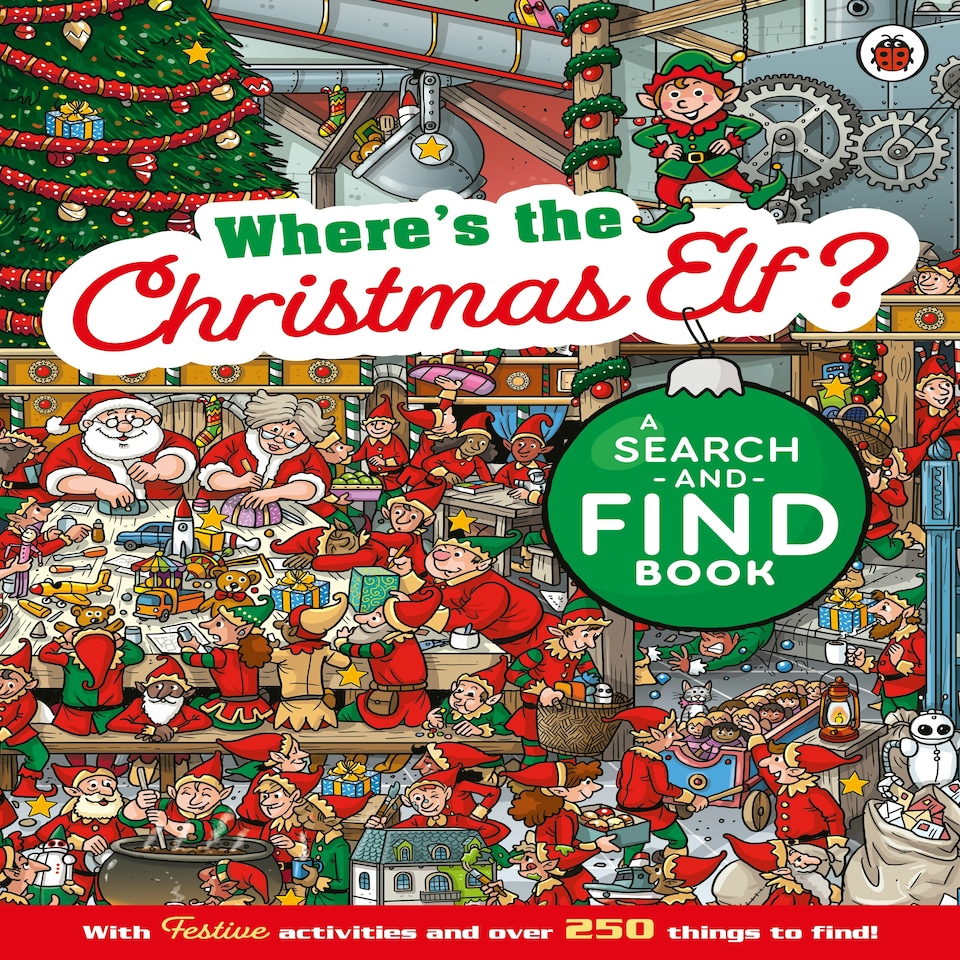 image 1 of Where's the Christmas Elf? A Festive Search-and-Find Book