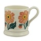 image 1 of Mug: 1 x 300ml Emma Bridgewater Dahlia Half Pint Mug, Ceramic White