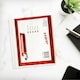 image 4 of Pack of 100 A5 Glass Clear Punched Pockets by Janrax