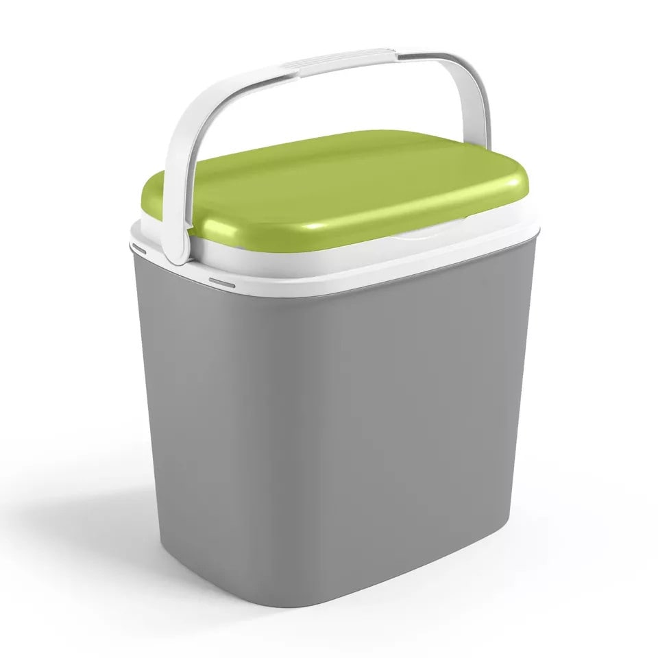 image 1 of 27L Insulated Camping Beach Cooler Lunch Box with 3 Ice Packs