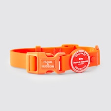 Hugo & Hudson Orange Waterproof Dog Collar