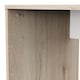 image 8 of FURNICOMP Echo Corner Office Desk with Bookcase - Matt White & Oak