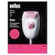 image 2 of Braun Silk·épil 3, Corded Epilator, Lasting Smooth Skin, 3-000, Pink