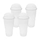 image 1 of BioWare 16oz Clear Plastic Smoothie Cups & Lids | Clear | 480