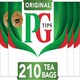 image 1 of PG Tips Original | Black Tea Bags Bulk | Refreshing, Flavourful & Full-bodied | 4 x 210 Tea Bags | 840 Plant Based Biodegradable Teabags 4