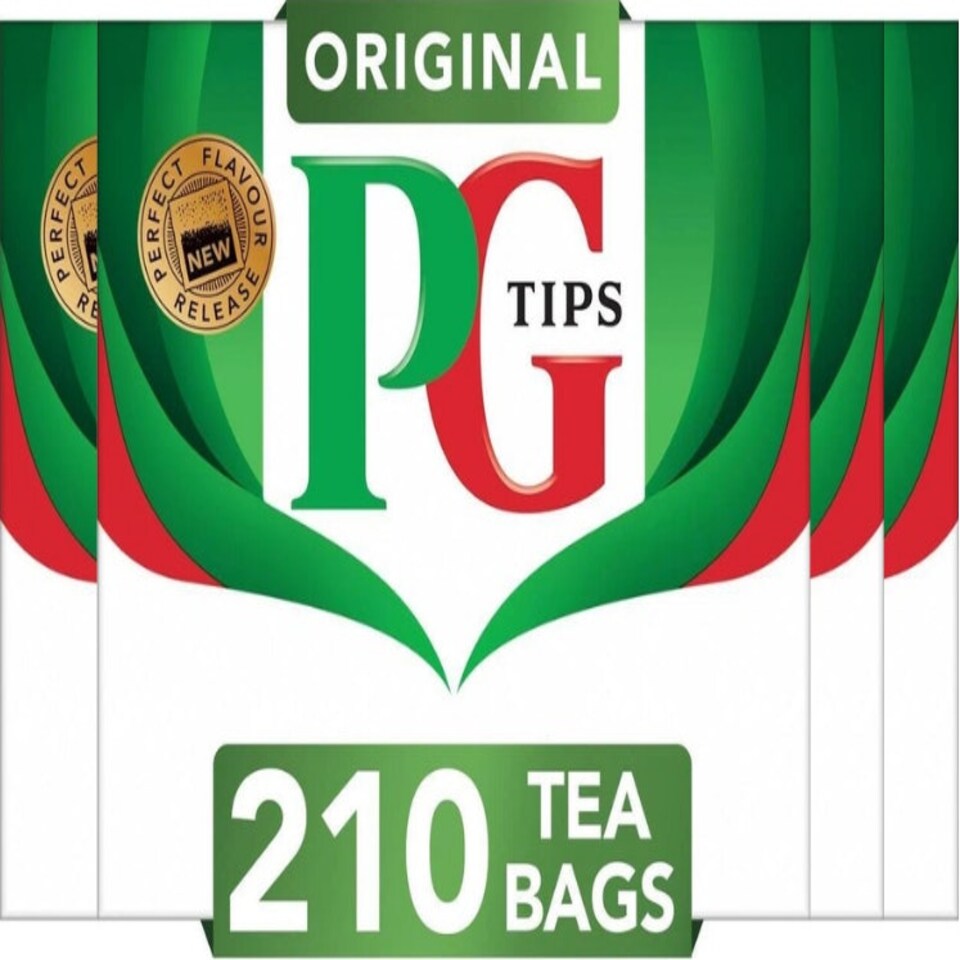 image 1 of PG Tips Original | Black Tea Bags Bulk | Refreshing, Flavourful & Full-bodied | 4 x 210 Tea Bags | 840 Plant Based Biodegradable Teabags 4