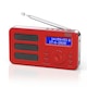 image 1 of Portable DAB/DAB+/FM Radio Dual Alarm Clock with Built-In Rechargeable Battery - RDS, DRC, Prune & AUX Output - August MB225R