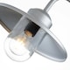 image 2 of Klampenborg Outdoor Dome Wall Lamp Silver, IP44