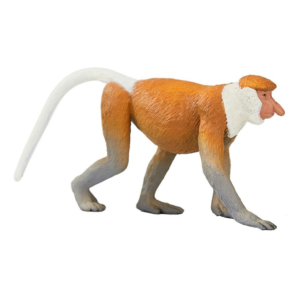 image 1 of ANIMAL PLANET Wildlife & Woodland Proboscis Monkey Toy Figure, Three Years and Above, Multi-colour (387176)