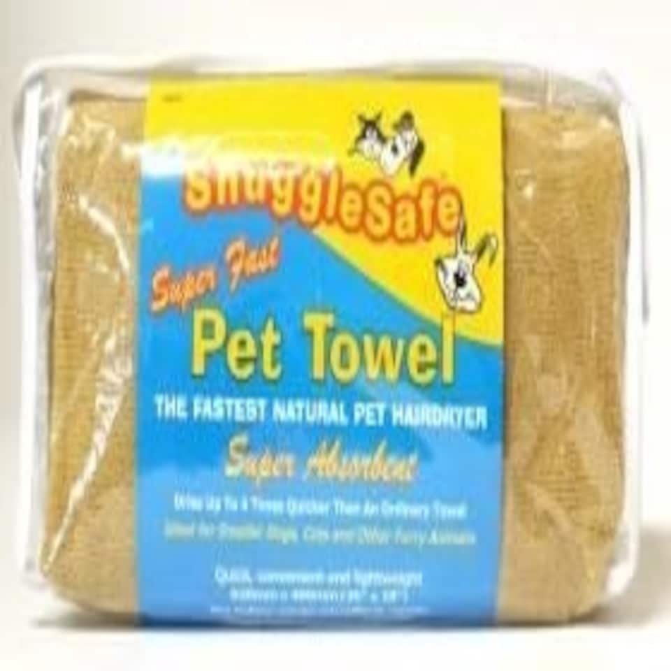 Snugglesafe Micro Fibre Brown Towel In Zip Bag 92x46cm