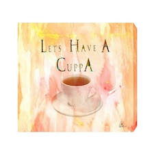 Leta Have A Cuppa (Canvas Print) 44" x 30"