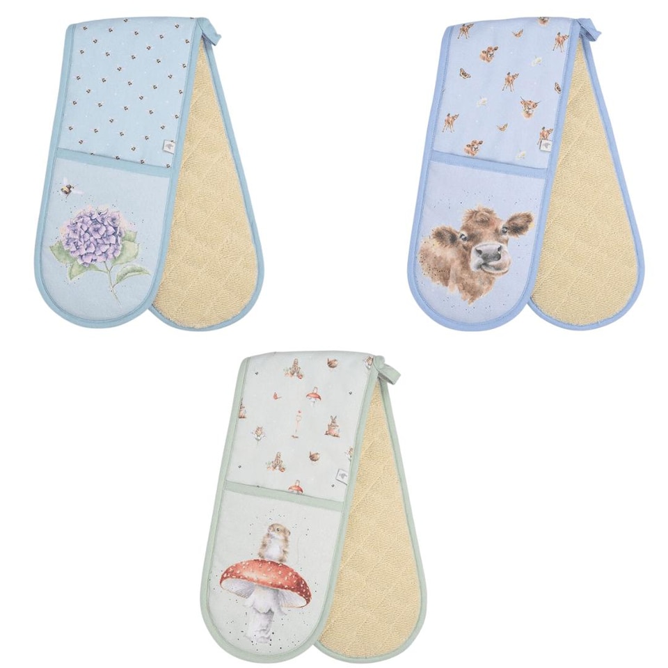 image 1 of Wrendale Designs Illustrated Animal Oven Gloves - Choice of Design