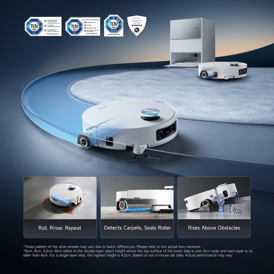 image 1 of Dreame Aqua 10 Ultra Roller Complete Smart Robot Vacuum