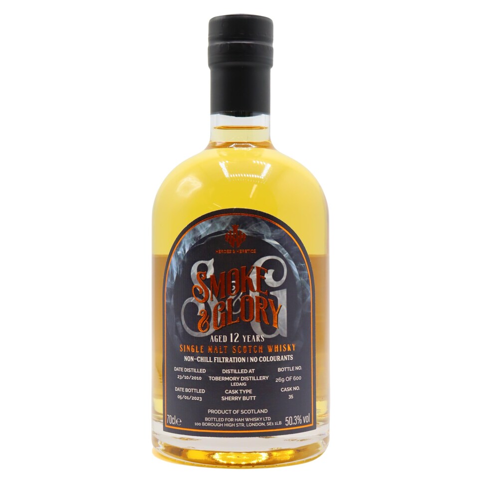 Ledaig - Heroes & Heretics - Smoke & Glory Single Sherry Cask 2010 12 year old Whisky