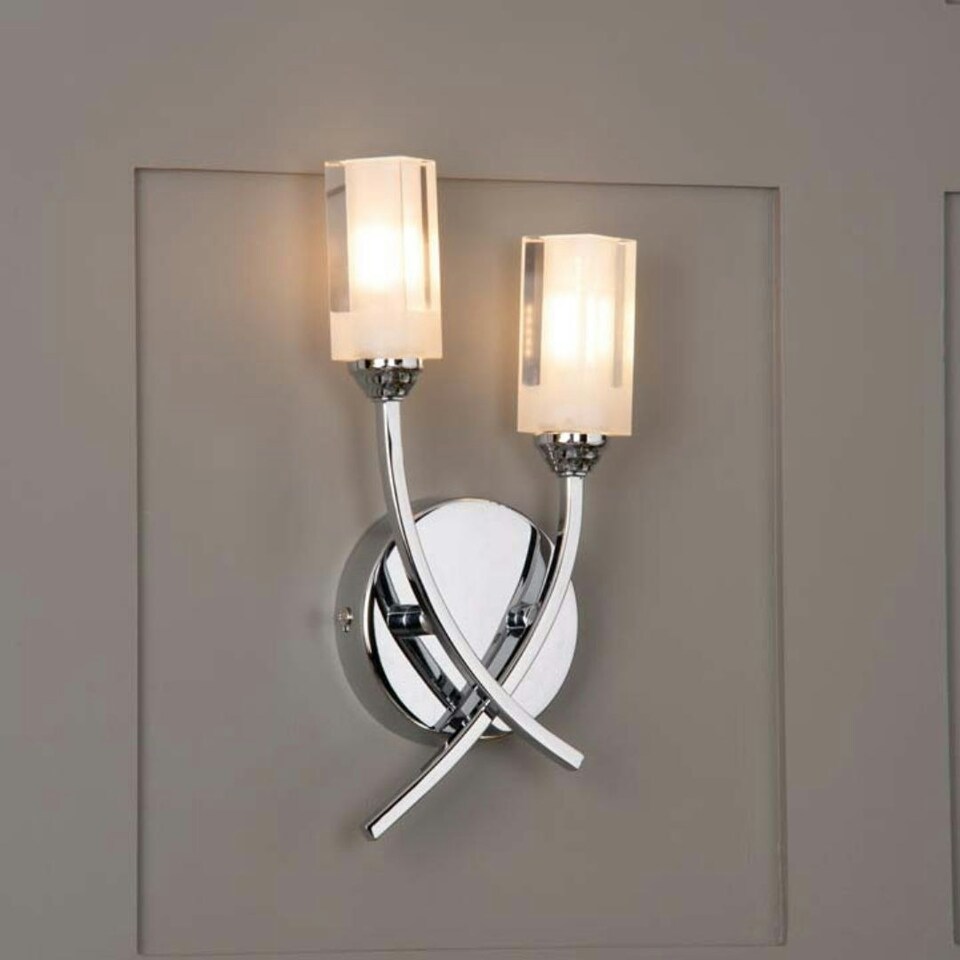 image 1 of Icarus 2 Light Wall Light Polished Chrome