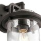 image 4 of Kichler Andover Outdoor 1 Light Wall Lantern Weathered Zinc IP44