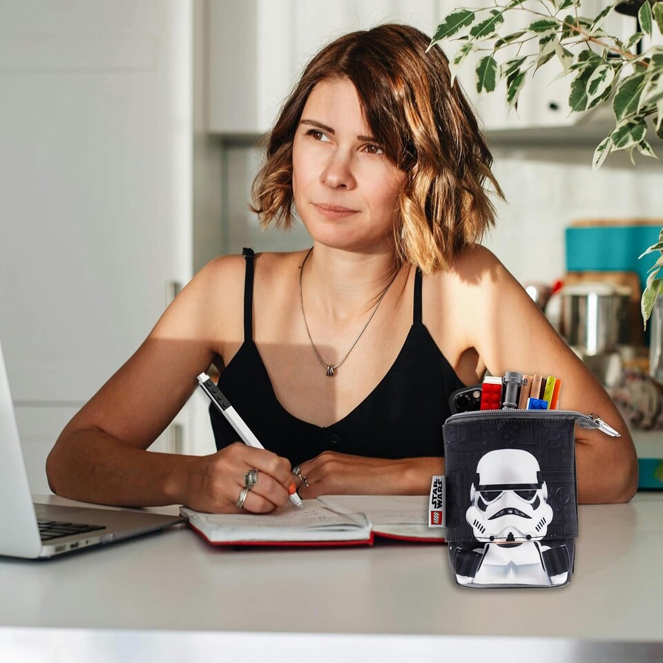 image 1 of Pop Up Pencil Case - Stormtrooper & Han Solo