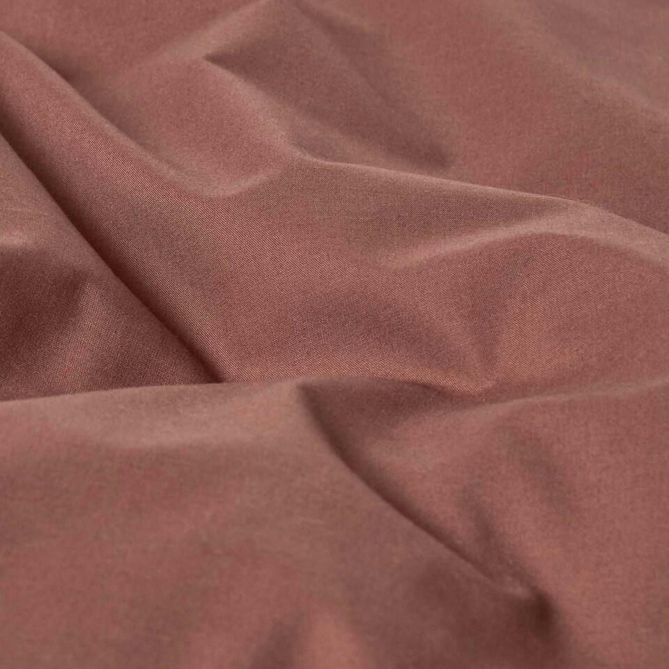 image 1 of Homescapes Chocolate Egyptian Cotton Flat Sheet 200 TC, King Brown | King