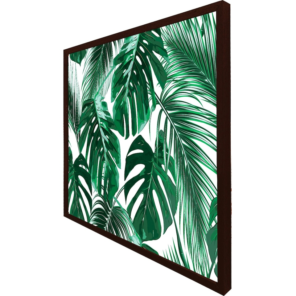 image 1 of Palm leaves (Picture Frame) Grey | XL