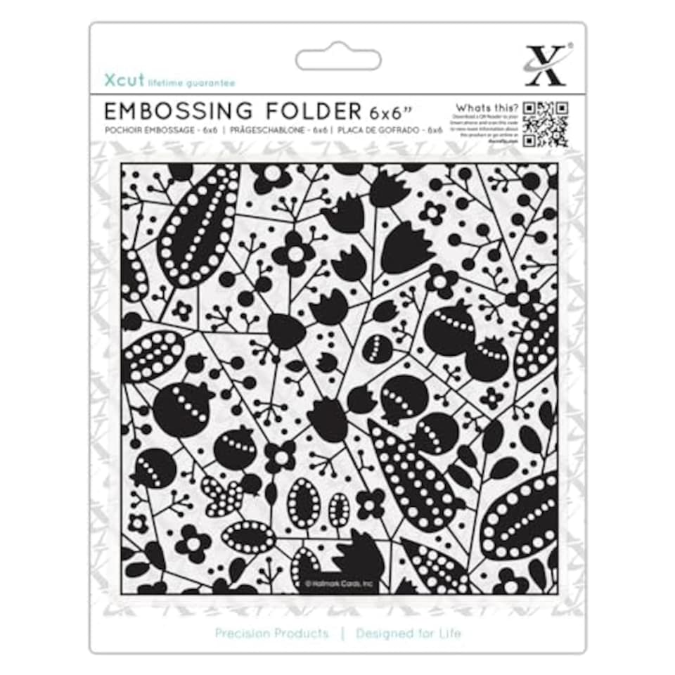 6 x 6 Embossing Folder - Berries N/A
