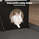 image 5 of Small Animal Playpen Pet Fence Rabbit Puppy Bunny Cat Expandable Exercise Pen