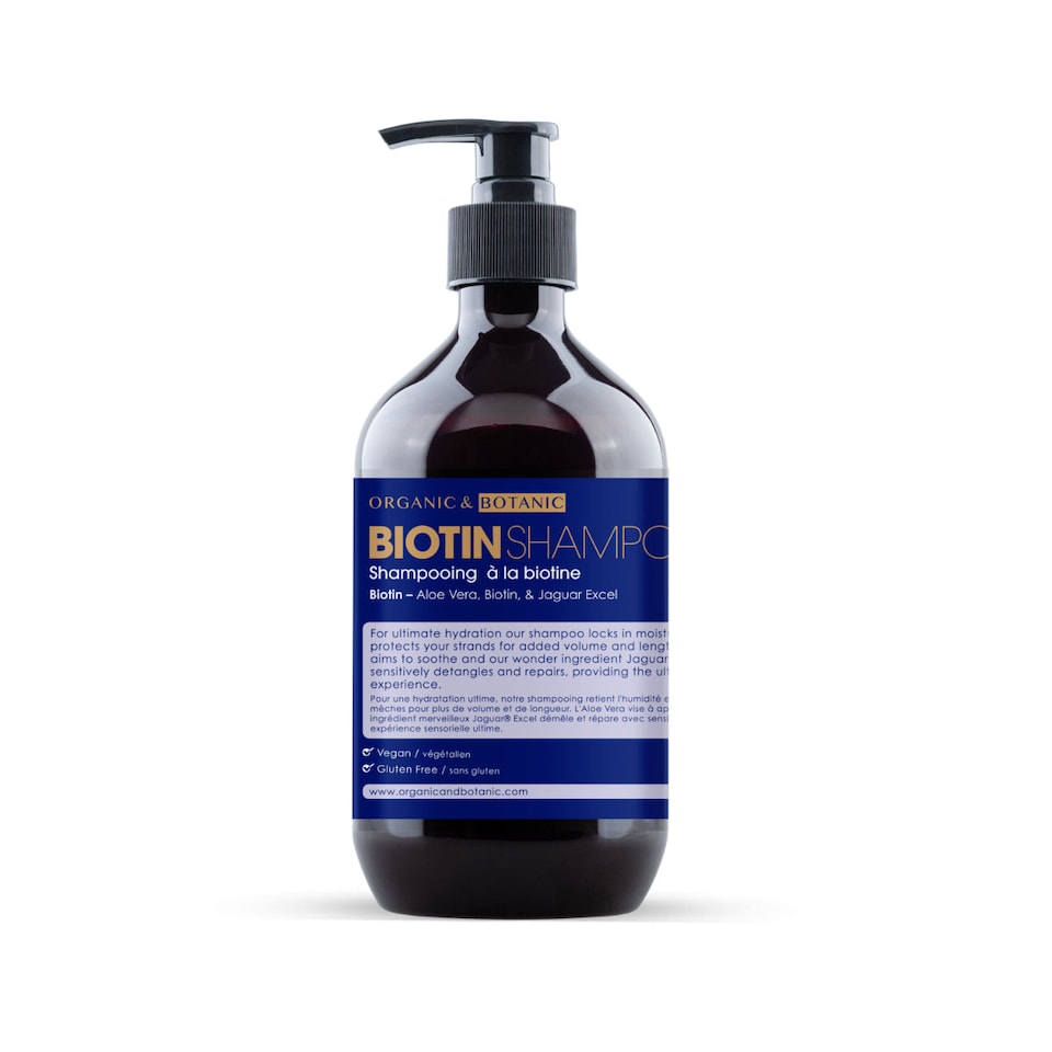 image 1 of Organic & Botanic Biotin Shampoo 500ml