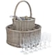 image 1 of Wicker Chilled Drinks Picnic Basket