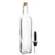 image 4 of Argon Tableware Olive Oil Pourer Bottles with Cork Lids - 500ml - Pack of 2