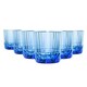 image 1 of Bormioli Rocco America '20s Water Glasses - 370ml - Sapphire Blue - Pack of 6