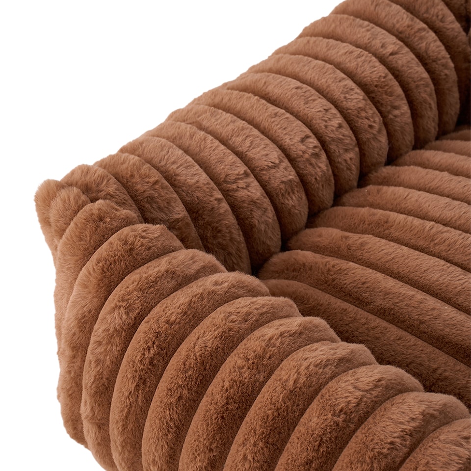 image 1 of Living and Home Soft Dog & Cat Bed,Pet Bolster Bed | Brown | Brown | L | 1