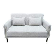 Como 2 Seater Sofa Bed in Grey or Silver | Silver | One Size