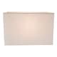 image 2 of Contemporary and Stylish Dove Grey Linen Fabric Rectangular Lamp Shade | Grey | Grey | 1