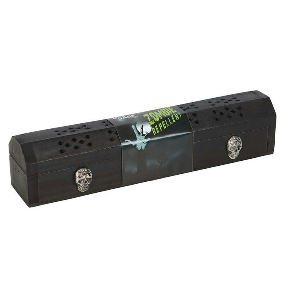 image 1 of Something Different Zombie Repellent Incense Box - Black/Green - One Size