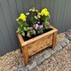 image 3 of Prestbury Raised Rectangular Large Trough - Timber - L41 x W83 x H42 cm Brown