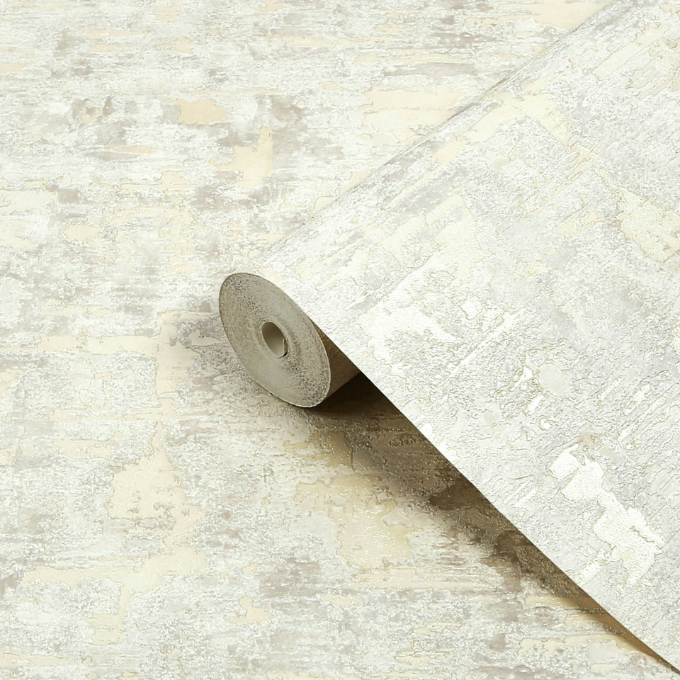 image 1 of Boutique Ornamental Texture Pale Gold Wallpaper Gold | Gold