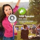 image 5 of NEDIS 10W Megaphone, 250m Range with Built-in Microphone, Siren, Adjustable Volume, Record Function - White & Blue