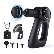 GEEPAS Portable Massage Gun Deep Tissue, Black